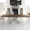 Mesa Artistico Fija Madera de Bontempi. Muebles modernos de diseño italiano.