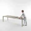 Mesa Cruz Cerámica o Mármol de Bontempi. Muebles modernos de diseño italiano.