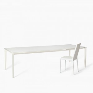 Mesa Echo Extensible Cristal de Bontempi. Muebles modernos de diseño italiano.