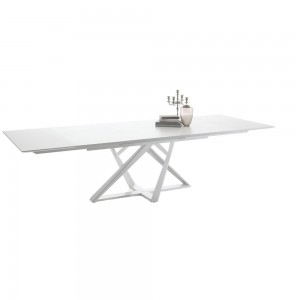 Mesa Millennium extensible de Bontempi. Muebles modernos de diseño italiano.