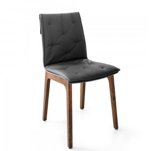 Silla Alfa Cojín de Bontempi. Sillas para comedor de diseño italiano.