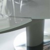 Mesa Giro Extensible base columna de Bontempi. Mesas modernas de diseño italiano.