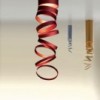 Decomposé Light Ceiling - Fumé/Gold/Red