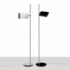 Lámpara pie Two Flags Floor de Danese Milano. Lámparas modernas.