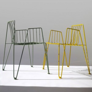 Silla apilable Rambla de Mobles 114. Silla moderna para salón o jardín.