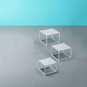 Mesitas Set Code de Pedrali. Mesas de diseño. Set de mesitas auxiliares.