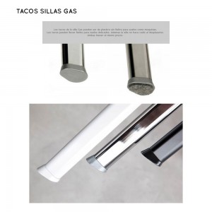 Silla Gas cromo Tapizada Red para oficina de Stua. Sillas de diseño moderno para interiores.