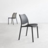 Silla Gas Negra polipropileno de Stua. Excelente silla para usar en oficina.