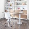 Sillón Gas ruedas Polipropileno Stua. Excelente silla para oficinas o despachos.