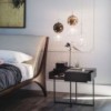 Mesita Dante de Cattelan Italia. Muebles modernos italianos. Mesita de noche.