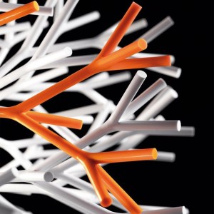 Lámpara de suspensión Coral de Pallucco. Lámparas modernas de diseño.