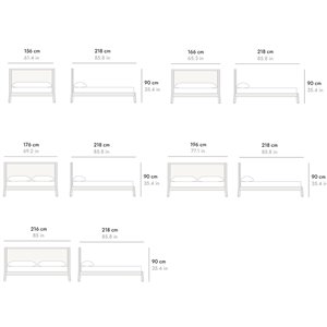 Cama de matrimonio Sin dosel Breda de Punt mobles. Camas de diseño moderno.