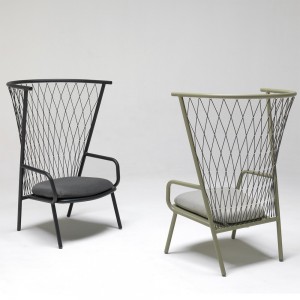 Sillón Nef para espacios exteriores de Emu.