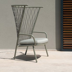 Sillón Nef para espacios exteriores de Emu.