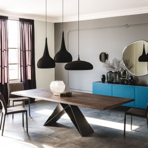 Mesa Premier Wood Drive de Cattelan Italia. Muebles modernos italianos.