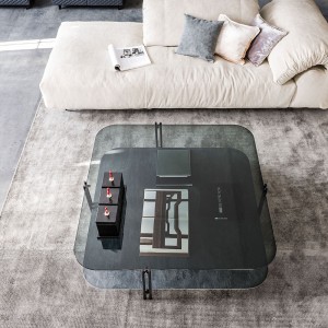 Mesa centro Biplane de Cattelan Italia. Mesas de centro modernas italianas.