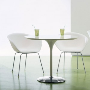 Silla Duna 02 polipropileno patas Arper. Silla moderna para hogar y contract.