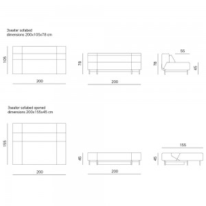 Sofá cama Pil-low de Prostoria. Sofas cama diseño.