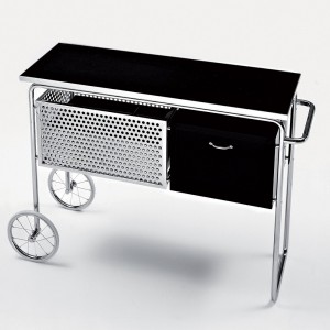 Carrito bar AR1 de Misura Emme. Muebles modernos de diseño.