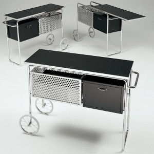 Carrito bar AR1 de Misura Emme. Muebles modernos de diseño.