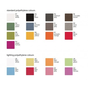 Tumbona plástico Low Lita de Slide. Tumbona exterior diseño.