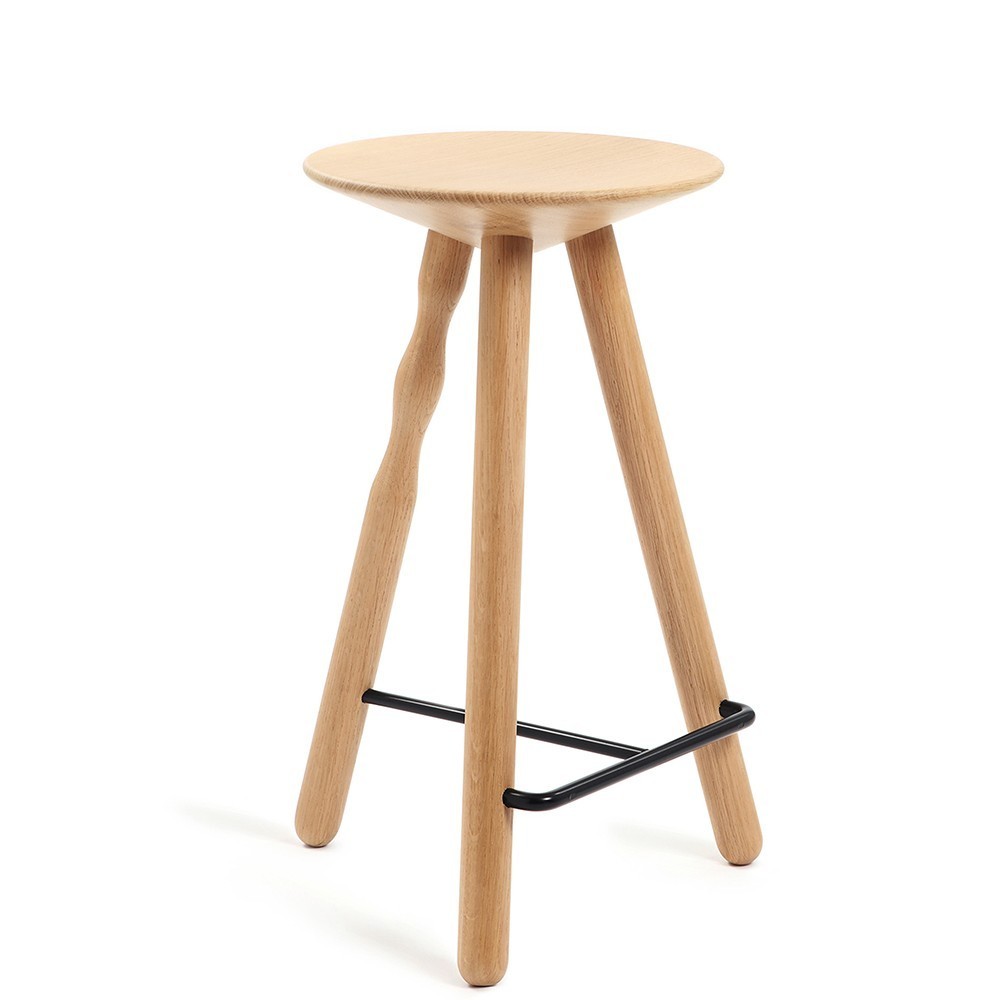 Taburete Taburete Luco de Mobles 114. Diseño moderno de taburete para interiores.
