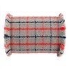 Rulo Big Garden Layers Diagonal tartan-blue de GAN. Cojines de diseño.