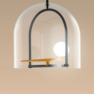 Yanzi suspension de Artemide. Diseño original de iluminación interior.