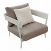 Sillón con Brazos Aikana de diseño moderno para exteriores de Fast. Sillones para terrazas.