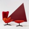 Trifidae ottoman de Prostoria. Pouf diseño.