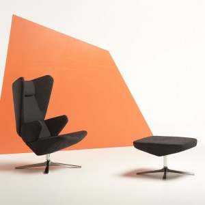 Trifidae lounge chair de Prostoria. Butaca reclinable salón.