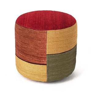 Pouf Kilim de Nanimarquina. Pouf moderno tapizado.