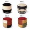 Pouf Kilim de Nanimarquina. Pouf moderno tapizado.