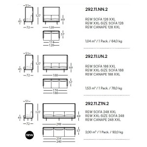Sofá Rew XXL. Sancal