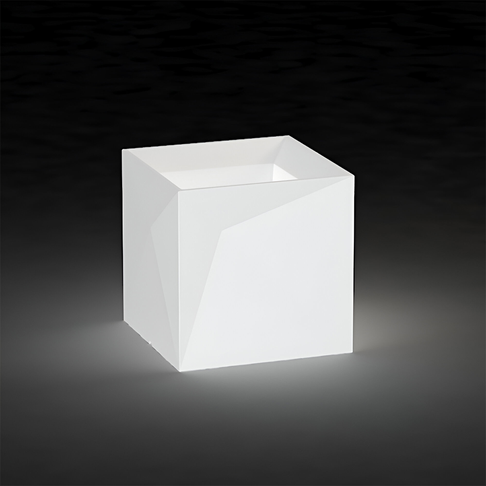 Macetero Faz Light Cubo con iluminaciín interior | Lluesma