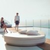 Cama Vela Daybed Basic redonda reclinable Resistente al Sol