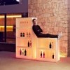 Contrabarra alta Vela Para Interior y Exterior con Luces Led en su Interior | Vondom