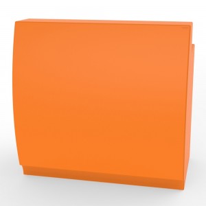 Barra para exterior modelo Fiesta 120 color naranja de Vondom 