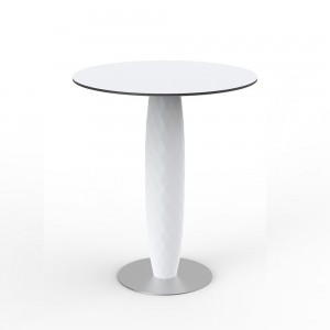 Mesa pequeña Vases de Vondom mesa para pequeños espacios en la casa color white
