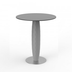 Mesa moderna redonda Vondom modelo Vases mesa de cafeterías modernas color beige