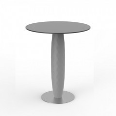 Mesa moderna redonda Vondom modelo Vases mesa de cafeterías modernas color beige