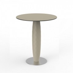 Mesa redonda pequeña de Vondom modelo Vases mesa de interior con diseño moderno para hogar color beige 