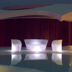 Butaca Biophilia con Iluminación Led en el Interior y Tacos Antideslizantes