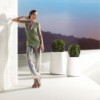 Macetereos modelo Ulm Redonda alta de Vondom color blanco 
