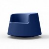 Sillón bajo Roulette Fabricado en Resina con Acabado Mate o Lacado