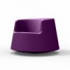 Sillón bajo Roulette Fabricado en Resina con Acabado Mate o Lacado