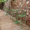 Taburete Easy oferta de Aluminio Lacado color verde salvia
