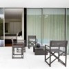Silla plegable Victor de Varaschin.  Muebles de exterior.