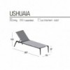 Tumbona Ushuaia Oferta de Fast. Mobiliario de exterior
