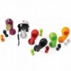Pack 3 Perchas Mini Crazy Head de Myyour. Mueble de exterior.